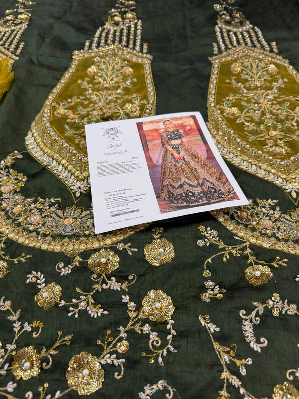 Mohsin Naveed Ranjha green wedding edition