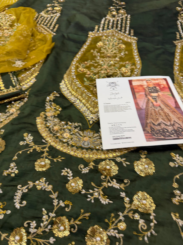 Mohsin Naveed Ranjha green wedding edition