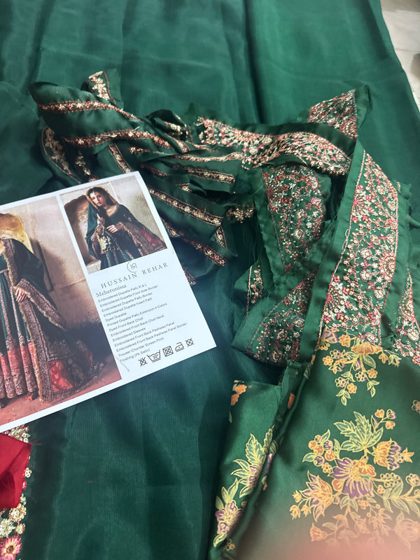 Hussain rehar green wedding edition
