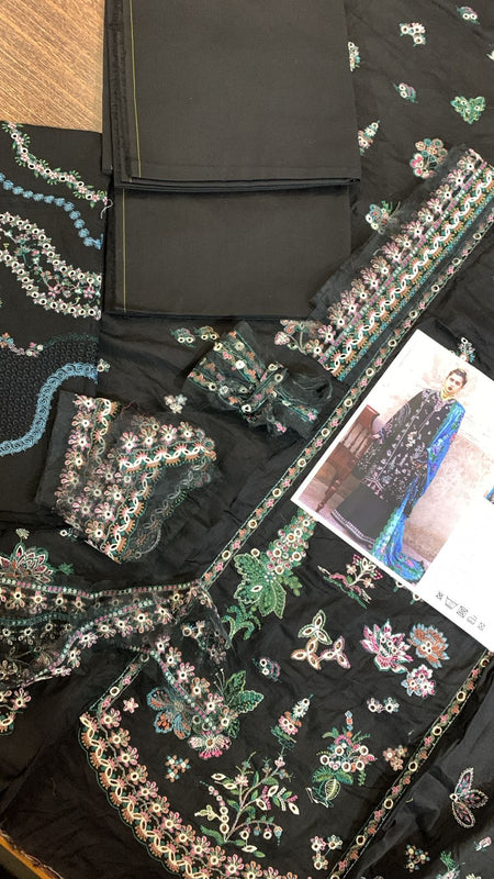 Hussain Rehar black sky lawn 2025