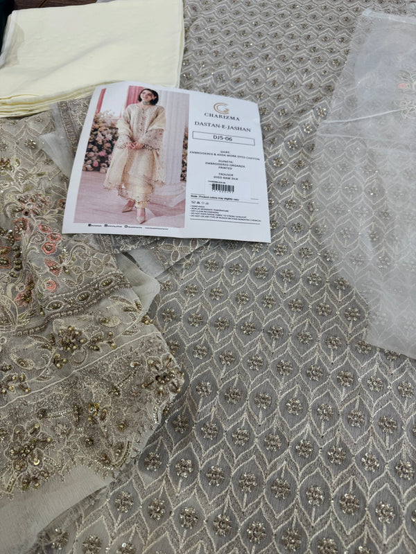 Charizma chiffon ivory wedding edition