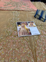 Faiza Saqlain yellow pink wedding edition