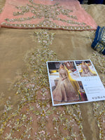 Faiza Saqlain yellow pink wedding edition