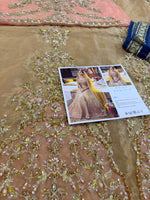 Faiza Saqlain yellow pink wedding edition