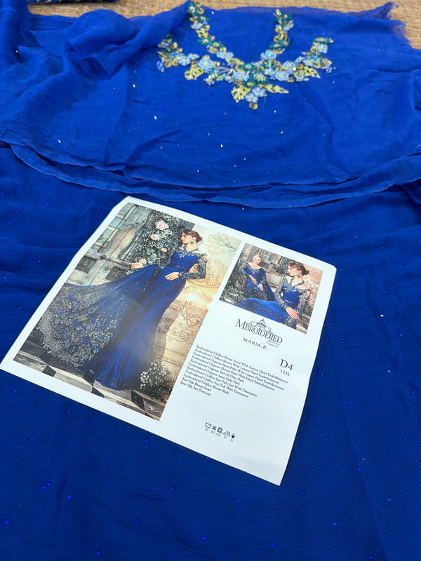 Maria B saree wedding edition