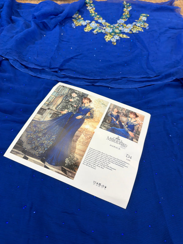 Maria B saree wedding edition