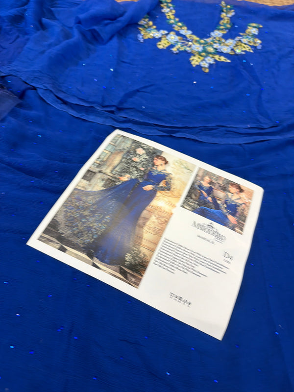 Maria B saree wedding edition