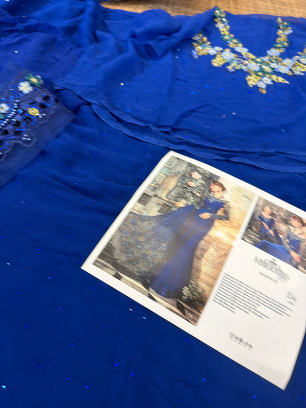 Maria B saree wedding edition