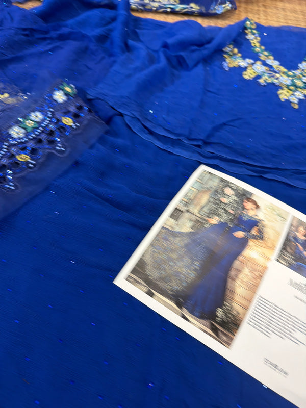 Maria B saree wedding edition