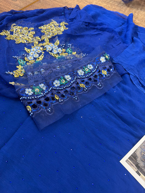 Maria B saree wedding edition