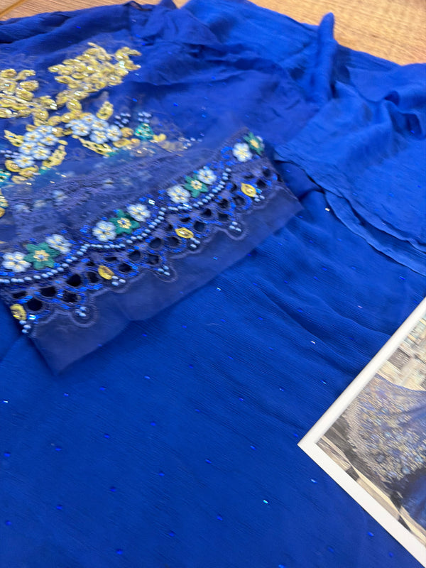 Maria B saree wedding edition