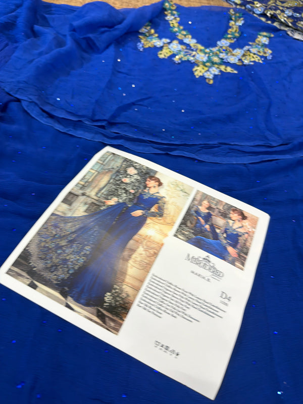 Maria B saree wedding edition