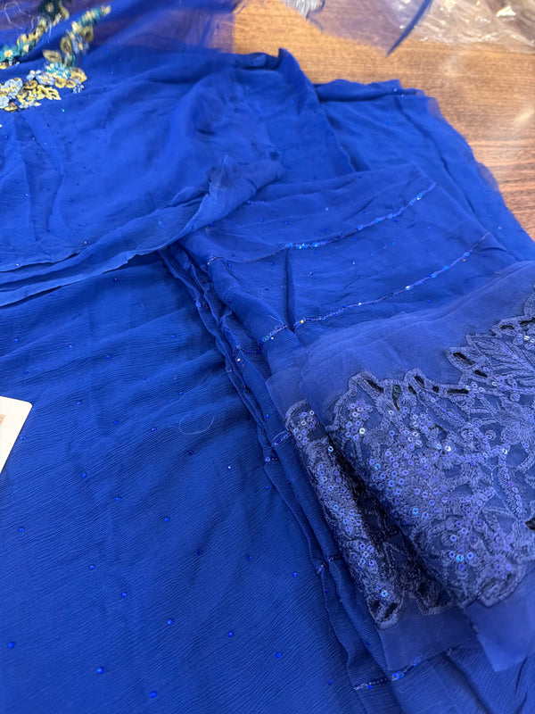 Maria B saree wedding edition