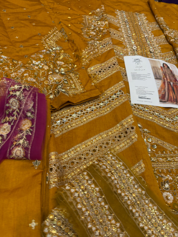 Mohsin Naveed Ranjha yellow wedding edition