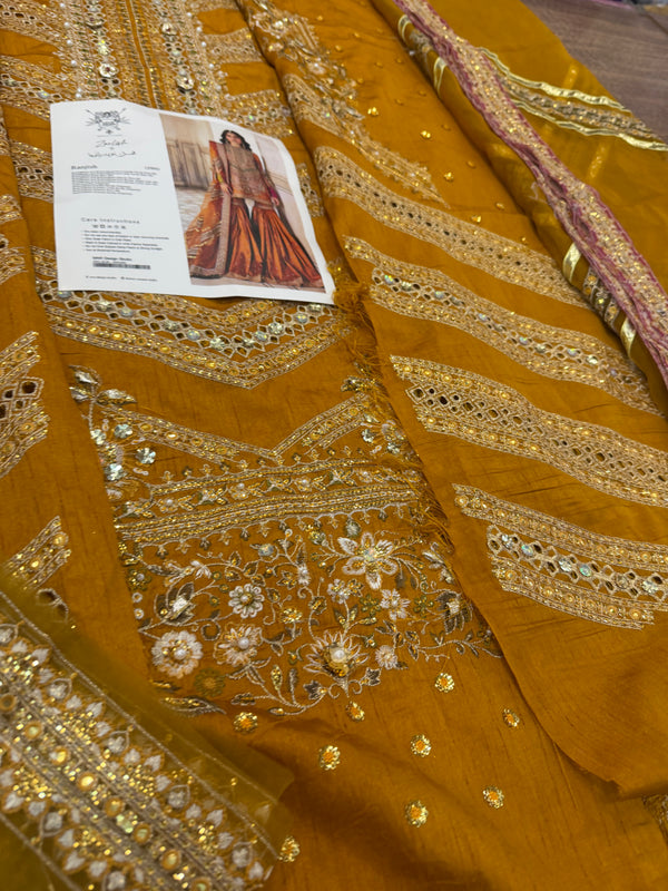 Mohsin Naveed Ranjha yellow wedding edition