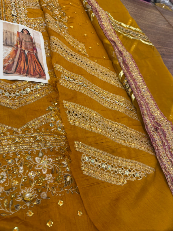 Mohsin Naveed Ranjha yellow wedding edition