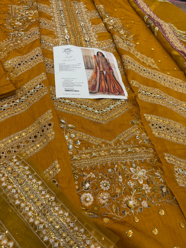 Mohsin Naveed Ranjha yellow wedding edition