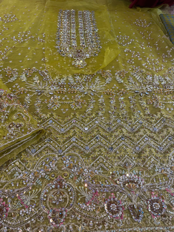 Saira Rizwan chiffon wedding edition