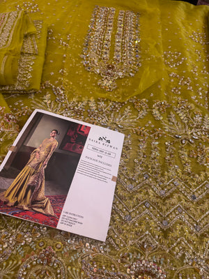 Saira Rizwan chiffon wedding edition