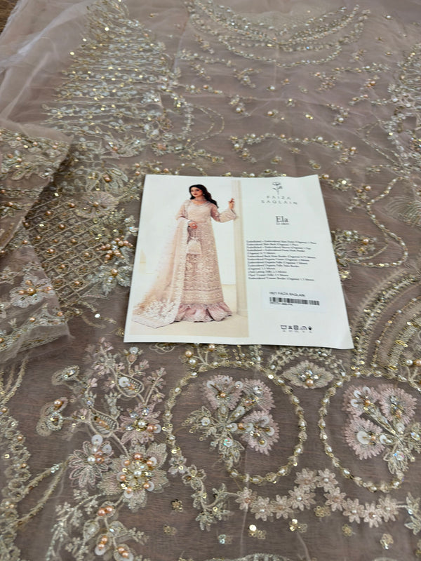 Faiza Saqlain pink wedding edition