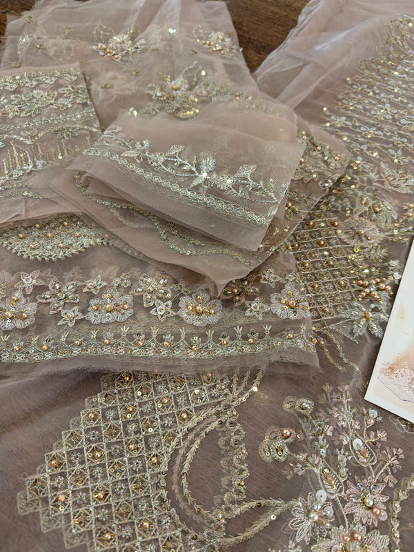 Faiza Saqlain pink wedding edition