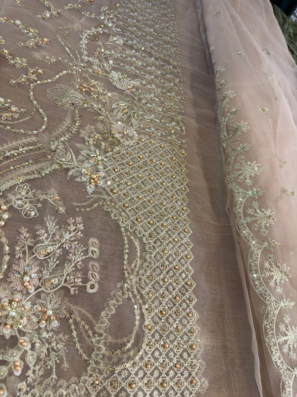 Faiza Saqlain pink wedding edition