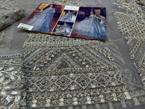 Elan grey maxy wedding edition