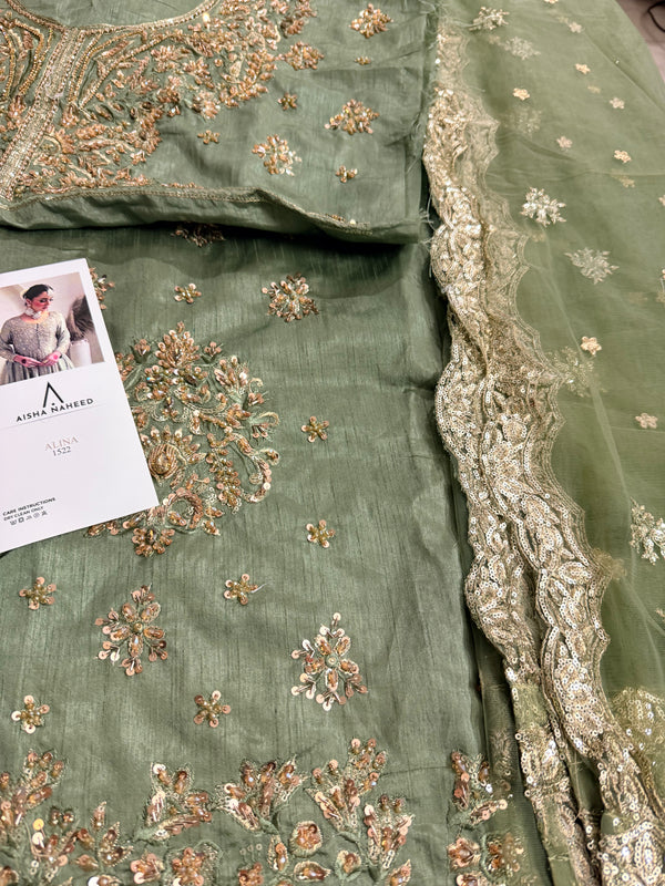 Ayesha Usman bridal chiffon