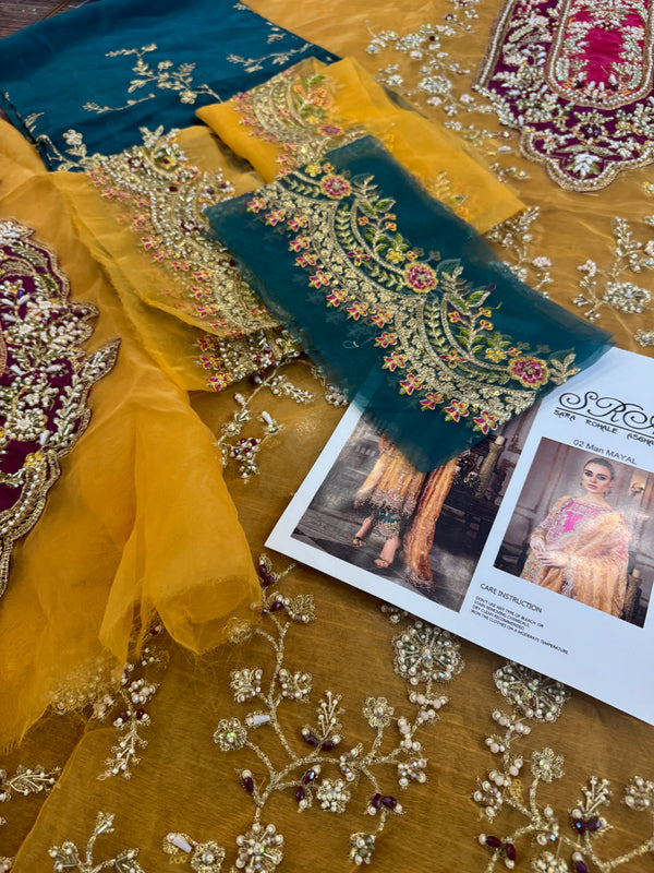 Sara rohail golden multi wedding edition