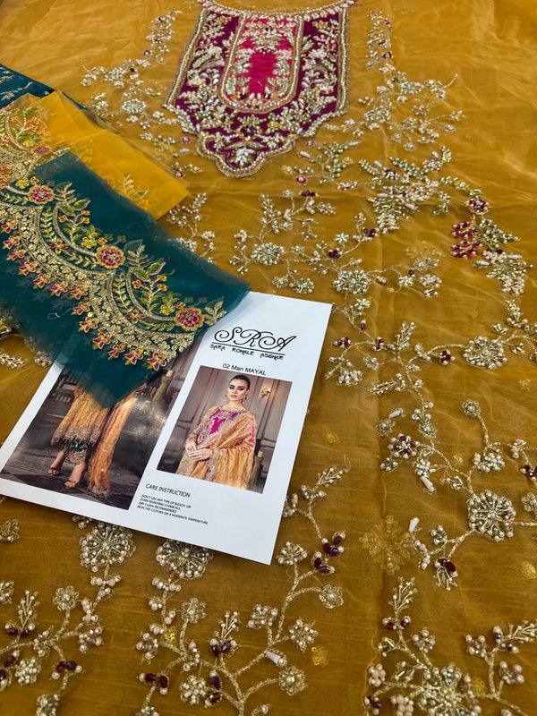 Sara rohail golden multi wedding edition