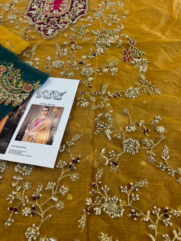 Sara rohail golden multi wedding edition