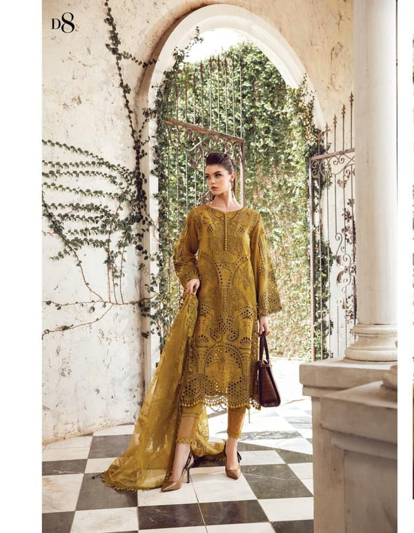 Maria B mustard lawn eid collection