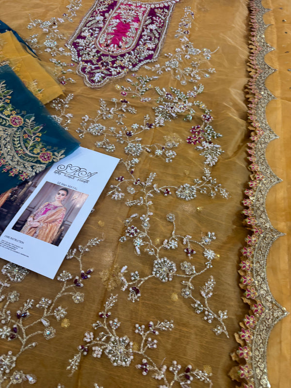 Sara rohail golden multi wedding edition