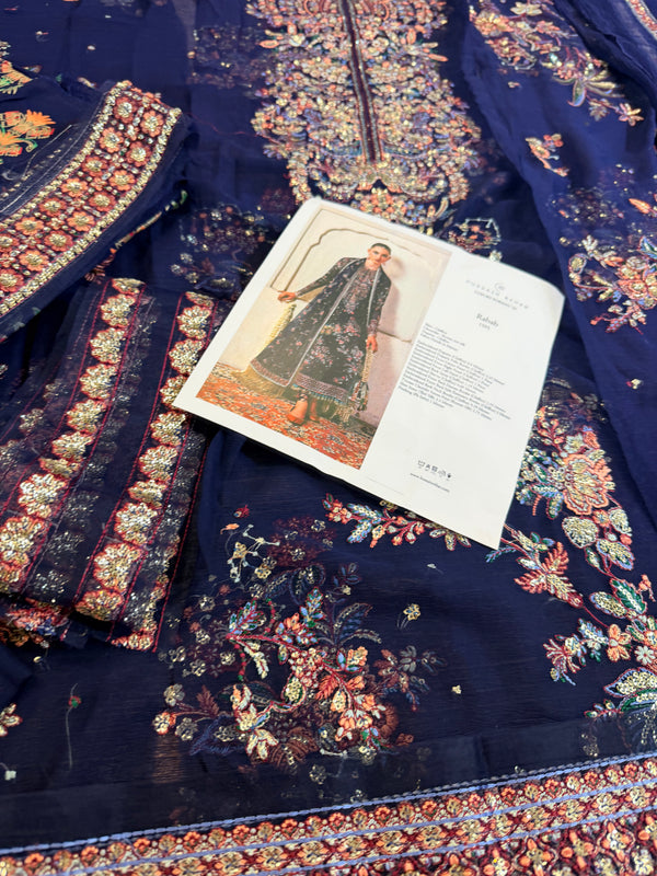 Hussain Rehar blue wedding edition