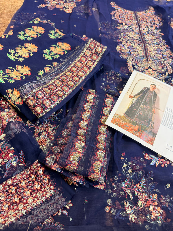 Hussain Rehar blue wedding edition