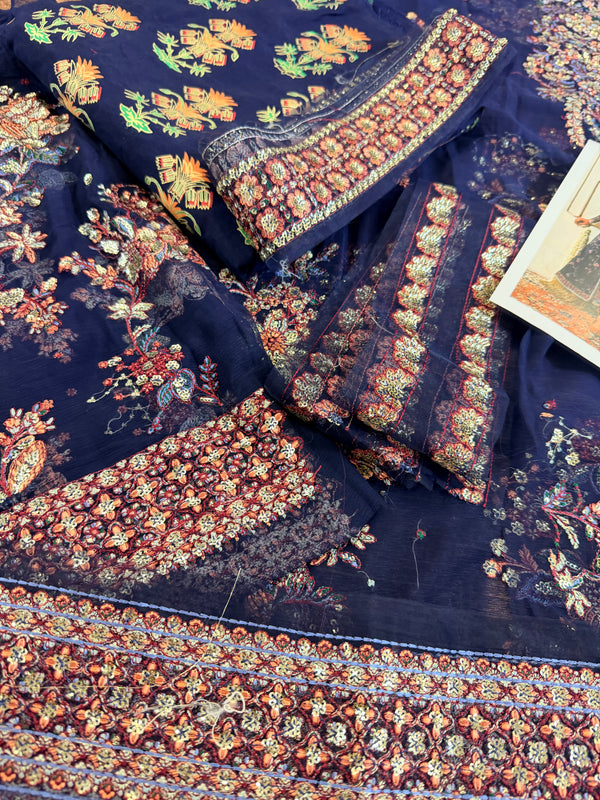 Hussain Rehar blue wedding edition