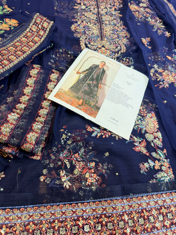 Hussain Rehar blue wedding edition