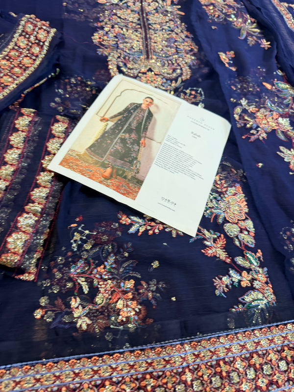 Hussain Rehar blue wedding edition