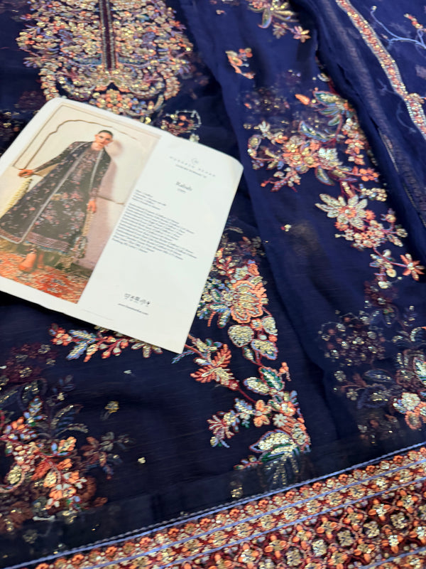 Hussain Rehar blue wedding edition