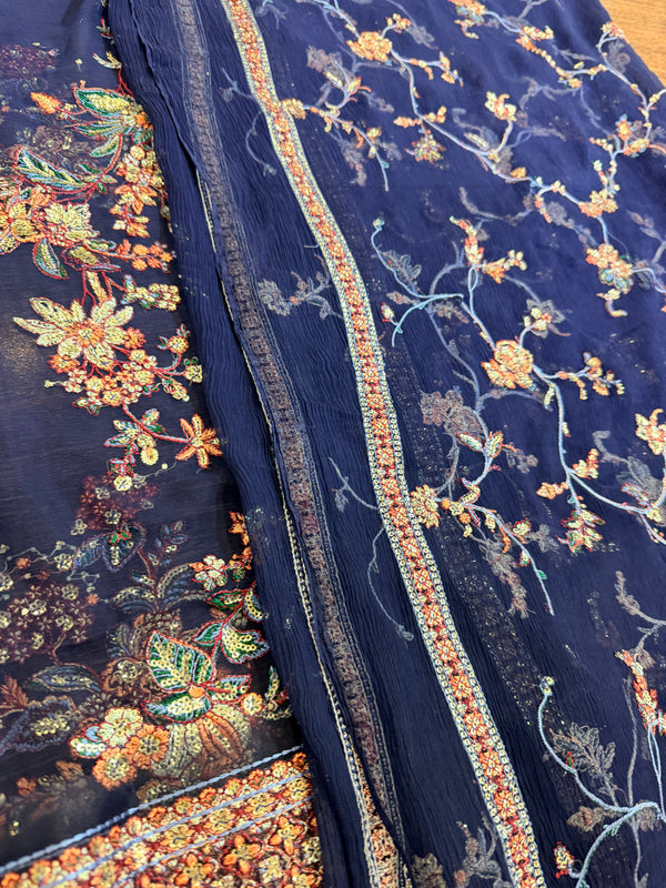 Hussain Rehar blue wedding edition