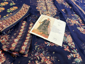 Hussain Rehar blue wedding edition