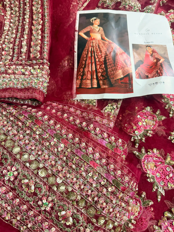 Hussain Rehar red wedding edition