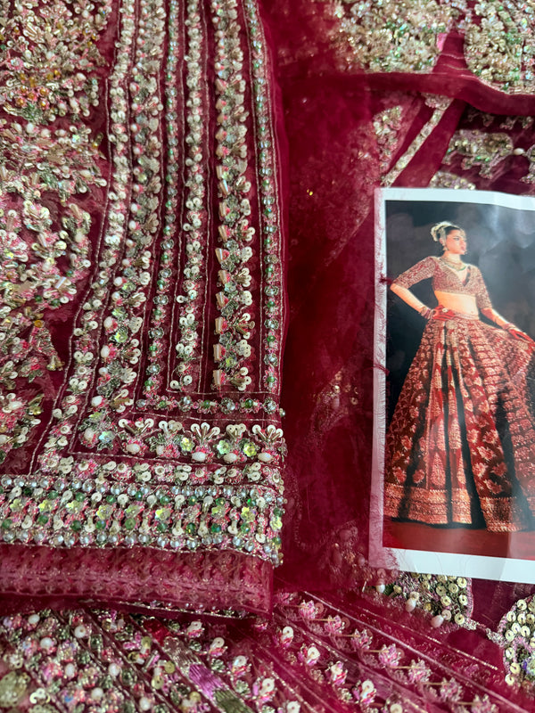 Hussain Rehar red wedding edition