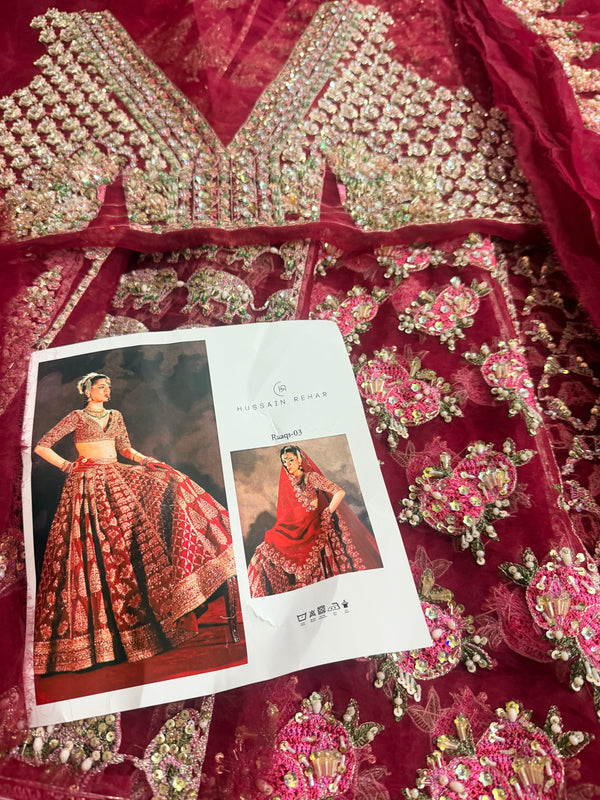 Hussain Rehar red wedding edition