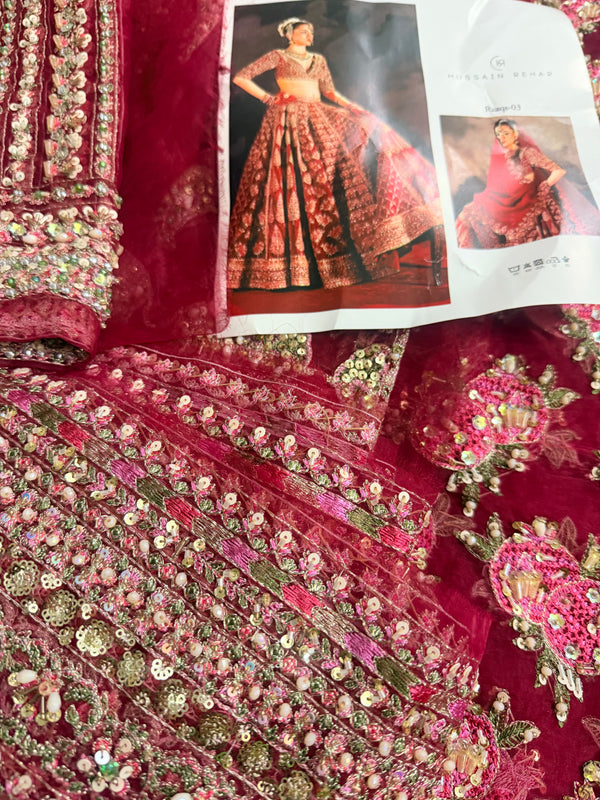 Hussain Rehar red wedding edition