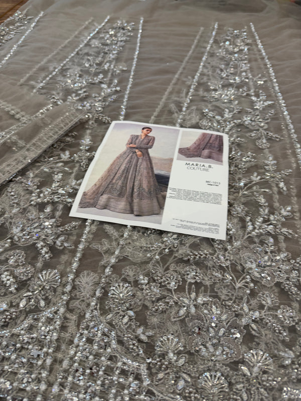 Maria B mouse chiffon wedding edition