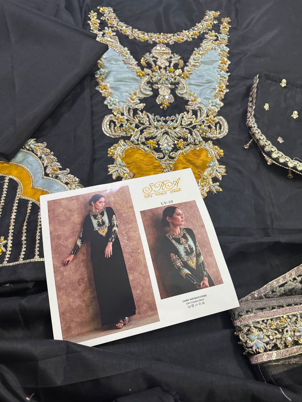 Sara rohail asghar black wedding edition