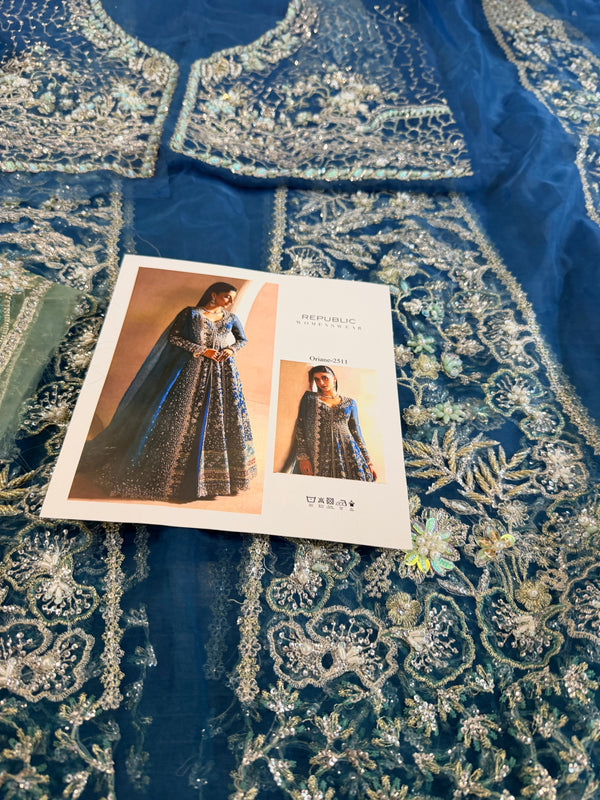 Republic womenswear teal blue  wedding edition