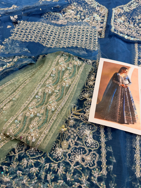 Republic womenswear teal blue  wedding edition