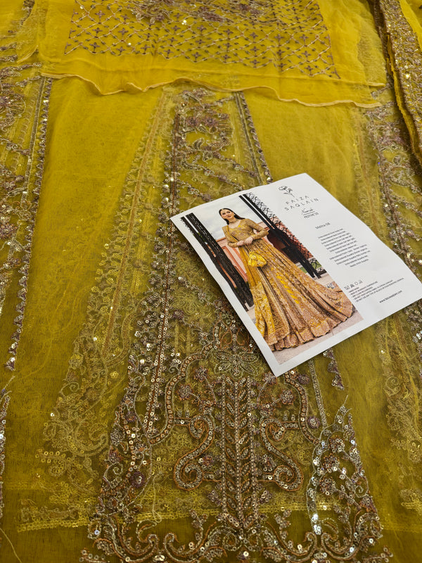 Faiza saqlain golden wedding edition